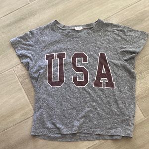 Grey USA Brandy Melville tee